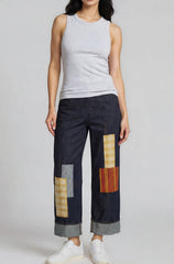 Crop Patch Pants
