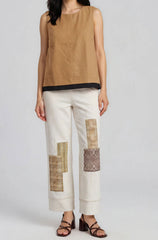 Crop Patch Pants