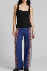 Front Pocket Straight Pants