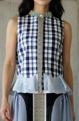 Ruffle Sleeveless Top