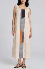 Center Patch Strap Dress
