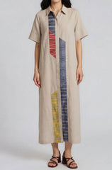 Linen Shirtsleeves Dress