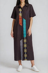 Linen Shirtsleeves Dress