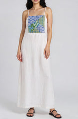 Strappy Reverse Linen Dress
