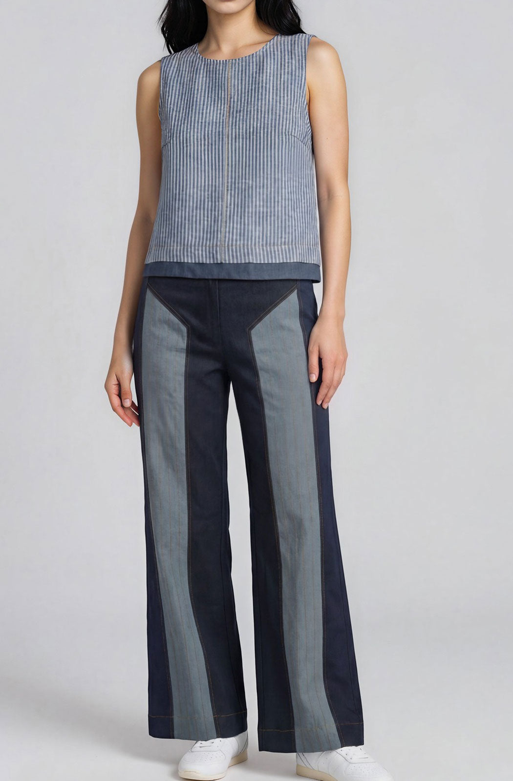 Comfort Flare Stitched Pants