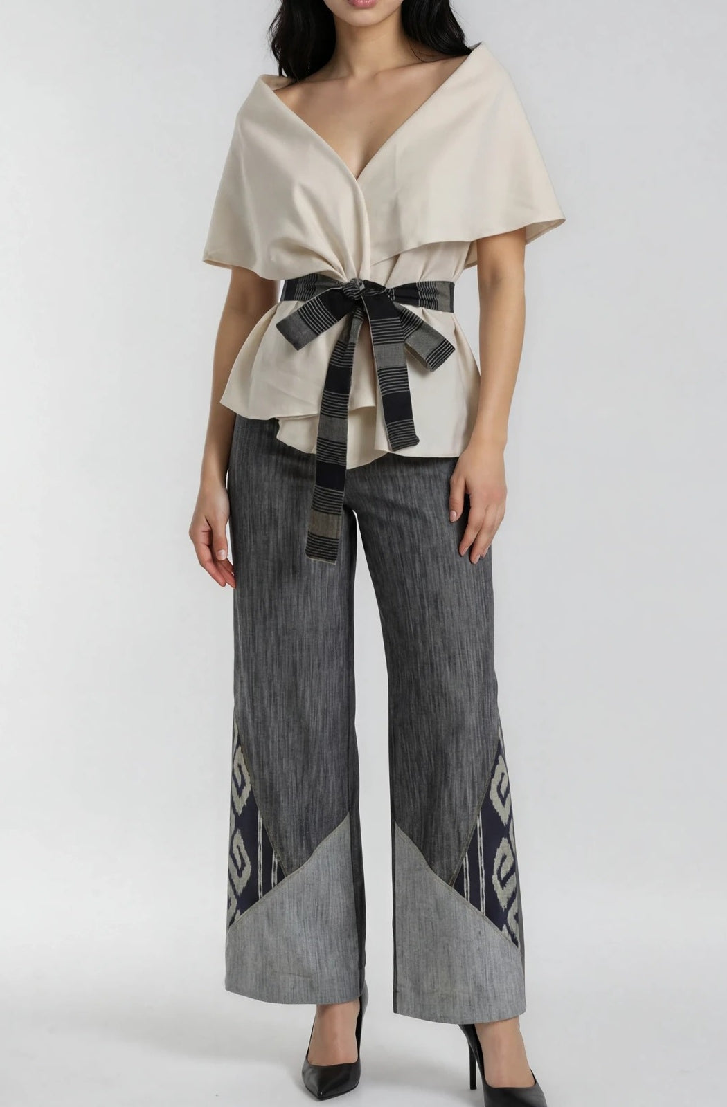 Straight Ikat Pants