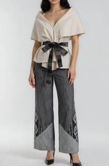 Straight Ikat Pants