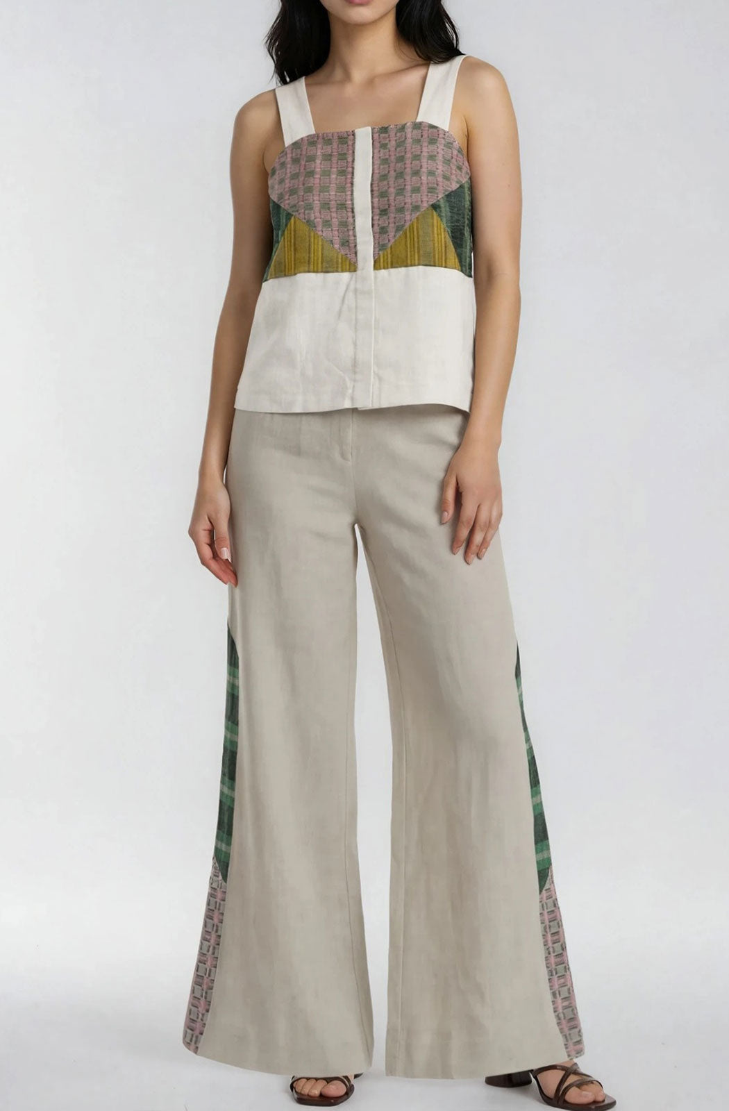 Wide Leg Pants Wide Side Slit