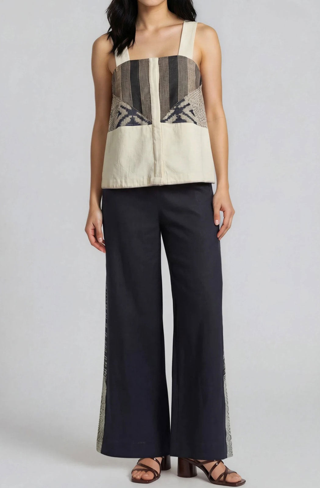 Wide Leg Pants Wide Side Slit