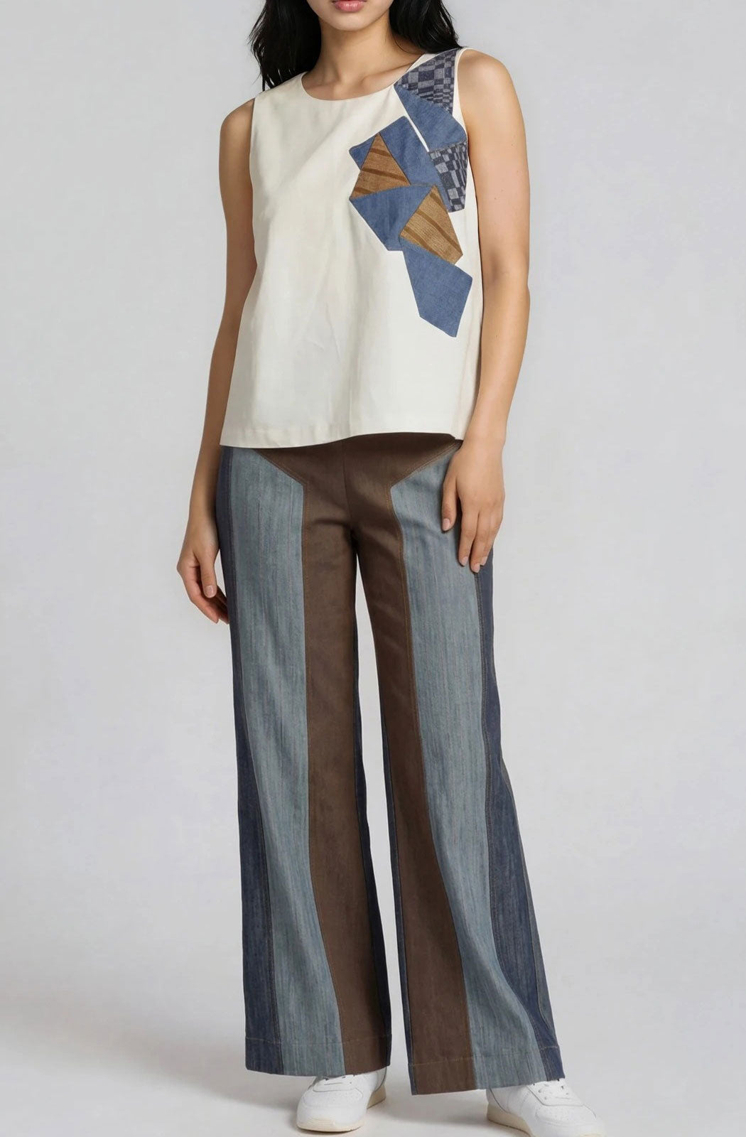 Comfort Flare Stitched Pants