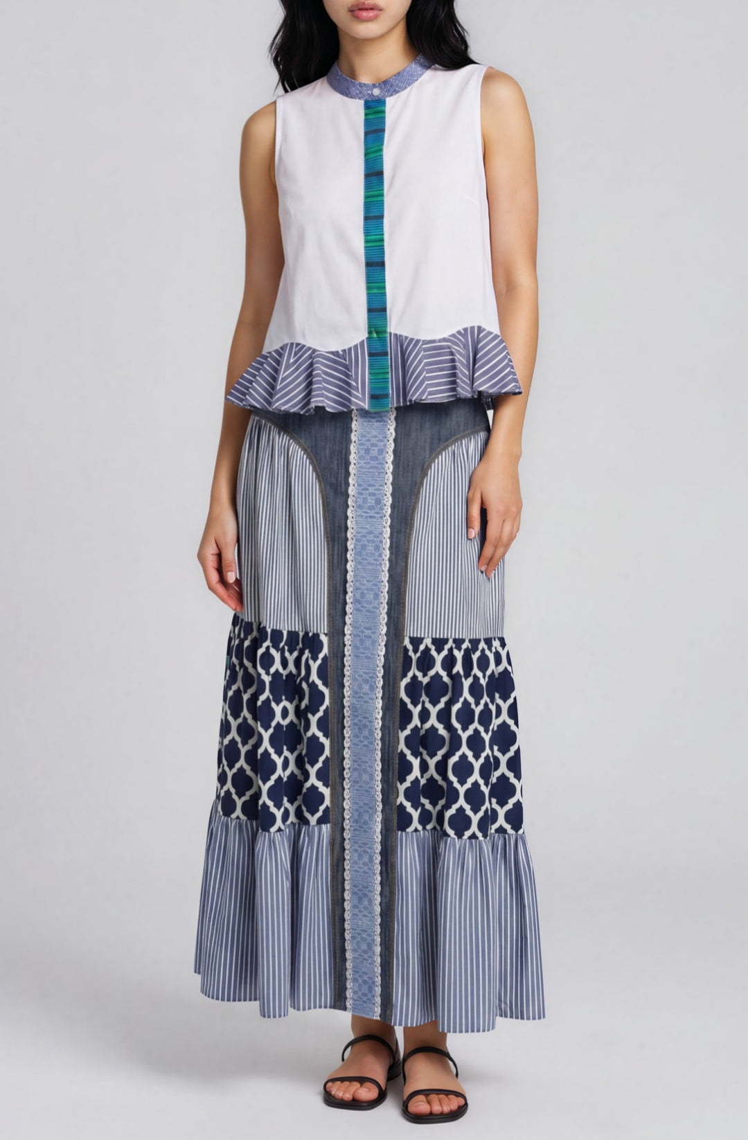 Maxi Ruffle Skirt