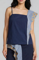 Ruffle Down Strap Top
